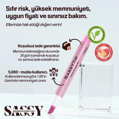 SassyTip 2’si 1 Arada Tırnak Bakım Kalemi